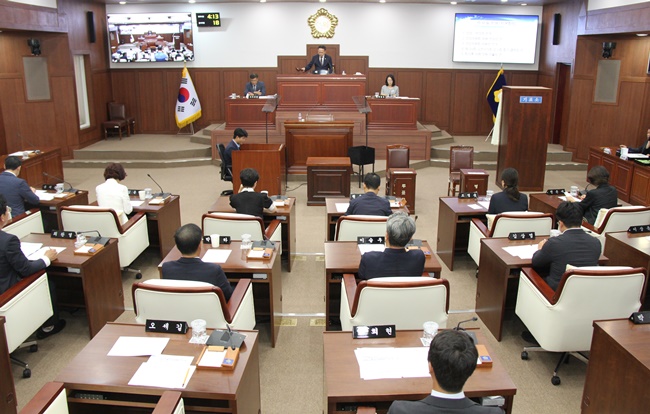 제10대 김천시의회 원구성 마무리