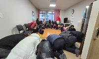 자산동 주민자치위원회, 관내 경로당 새해 인사