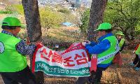 평화남산동, ‘고성산 푸르게 푸르게’ 캠페인